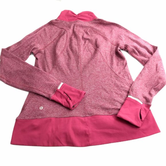 Lululemon Runderful Pullover 1/2 Zip 10 L Pink - Picture 8 of 11